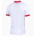 Camiseta Polonia Primera Equipación Replica Eurocopa 2024 para mujer mangas cortas